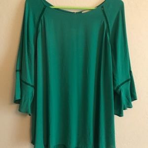 Green blouse